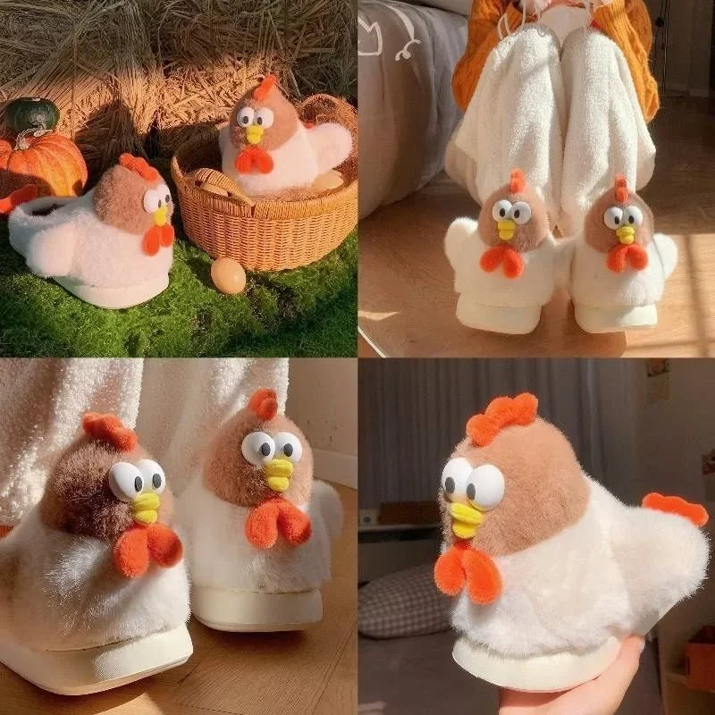 Rooster – Plush Indoor Slippers